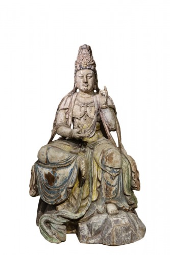 Guanyin, the Chinese Form of the Bodhisattva, Ming Style, China, 19th Centu