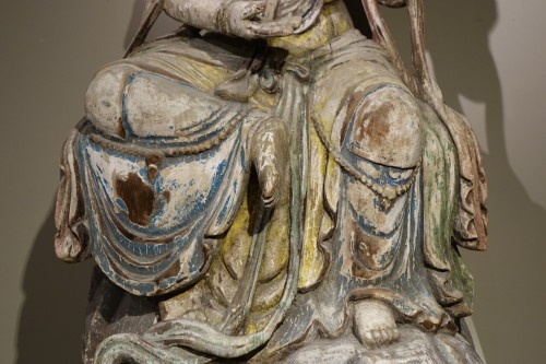 Guanyin, the Chinese Form of the Bodhisattva, Ming Style, China, 19th Centu - 