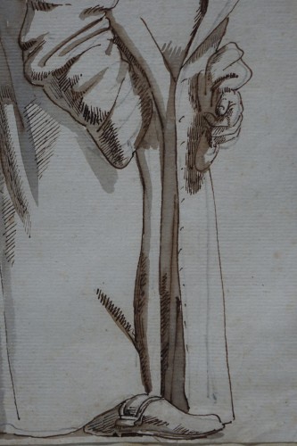 Drawing of a hunchback, Rome, 18th s.P.L. GHEZZI? - 