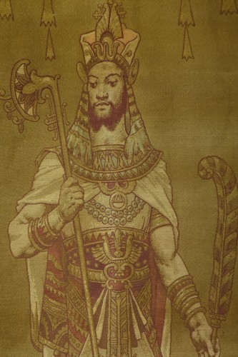 Tapisserie & Tapis Tapisserie - Grande portière (d'une paire) représentant un roi Mésopotamien