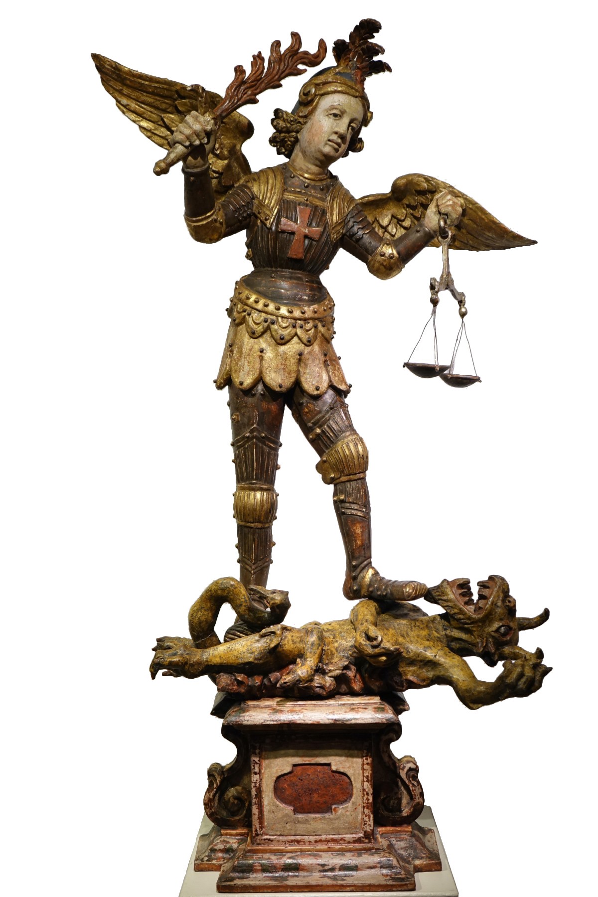 Renaissance Collection Josephs Studio by Roman Exclusive St Michael The Archangel Defeating Satan Figurine 7.25-Inch 60694 