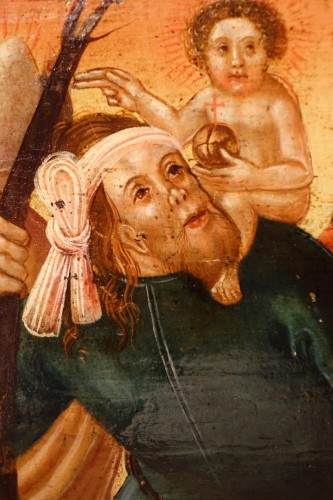 Predella(?) representing a Nativity and several saints, Bavaria, circa 1520 - 