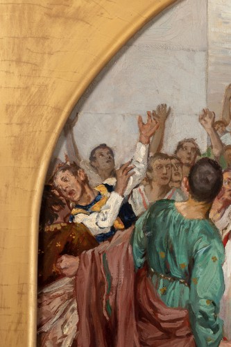 Art nouveau -  Mark Antony&#039;s Funeral Oration over the Corpse of Caesar , Robert Seuffert 