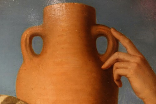 Antiquités - Jeune porteuse d'eau, Rebecca? - C.Spinetti, 1880
