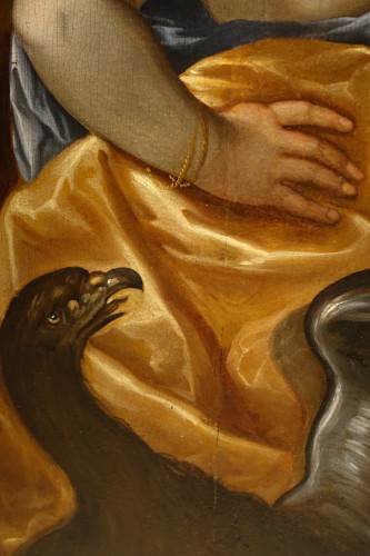 Portrait d'une Vénitienne, Italie fin 16e siècle - La Crédence