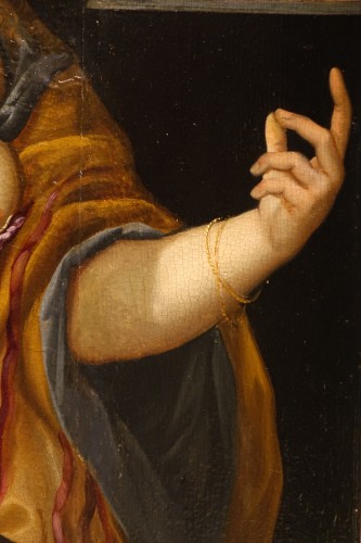 XVIe siècle et avant - Portrait d'une Vénitienne, Italie fin 16e siècle