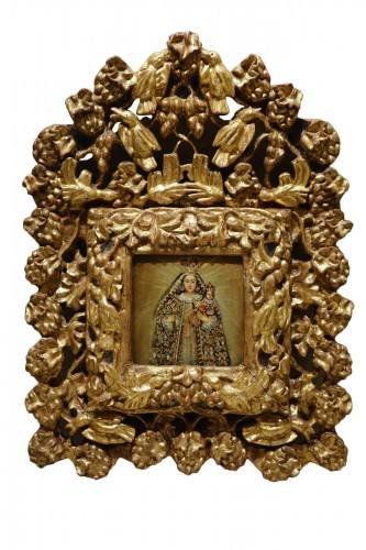 Vierge à l'Enfant -  Mexique, 18e siècle