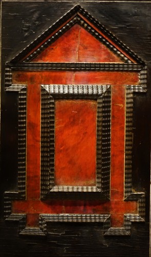 Mobilier Cabinet & Coffre - Cabinet Anversois à décors de broderies de fils d'or et d'argent, 17e siècle