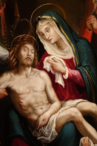 Descente ou Déposition de Croix - Italie 16e siècle - Tableaux et dessins Style Renaissance