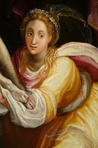 Descente ou Déposition de Croix - Italie 16e siècle - La Crédence