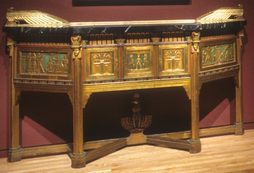 Very large piece of furniture Egyptomania, circa 1930 - Art Déco