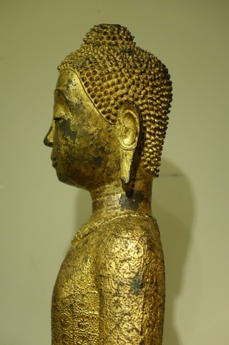 Napoléon III - Large bronze Buddha - Rattanakosin, Thailand 19th century