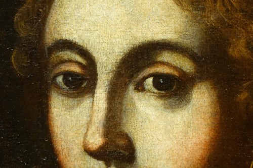 Antiquités - Portrait d'une reine ou allégorie de la Fortune. Espagne vers 1600