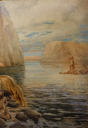 Dejanira abducted by the centaur Nessus, F.MATANIA, circa 1920 - 