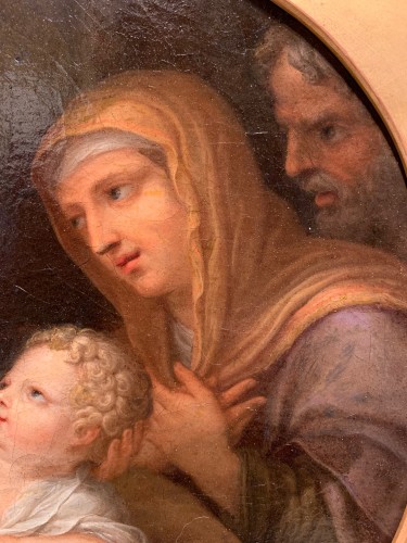Vierge à l'Enfant avec Ste Anne et St Joseph, France 17e siècle - La Crédence