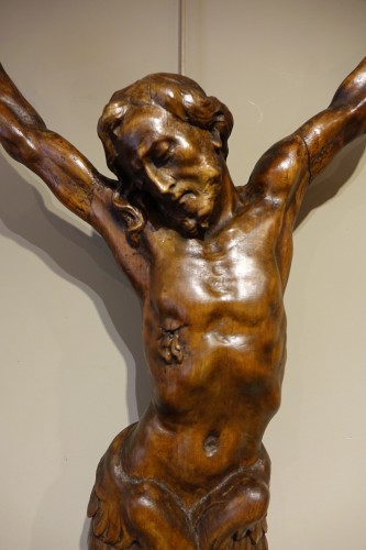 Grand Christ séraphin, France 18e siècle - Art sacré, objets religieux Style Régence