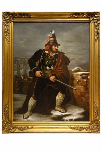 Guerrier Romain, Augusto de PINELLI (1823-1892)