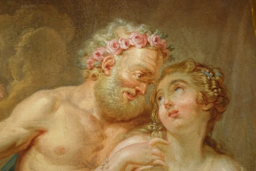 Jupiter et Hébé -  Charles LE CARPENTIER, 1773 - Tableaux et dessins Style Louis XVI