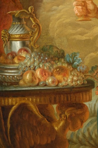 Jupiter et Hébé -  Charles LE CARPENTIER, 1773 - La Crédence