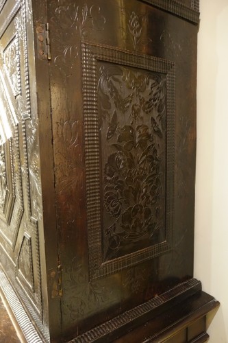 A French or Flemish 17th century ebony cabinet - Louis XIII