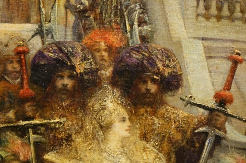 &quot;The visit of the Queen of Sheba&quot;, Georges CLAIRIN ( 1843-1919) - 