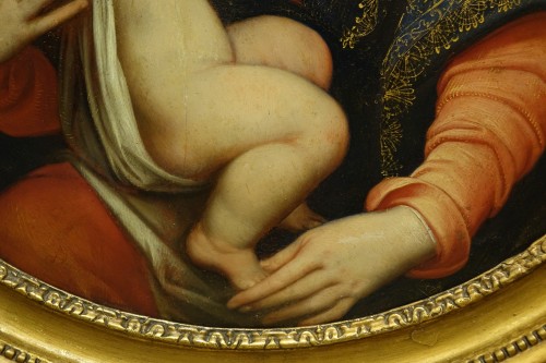 XVIIIe siècle - Vierge à l'Enfant,Rome, 18e s.