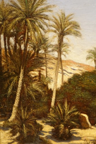 Deux bédouines au bord d'un oued - Charles Emmanuel JADIN, 1872 - La Crédence