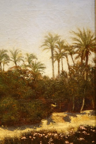 19th century - &quot;Two Bedouin women at the bank of a wadi&quot;, E.JADIN, 1872