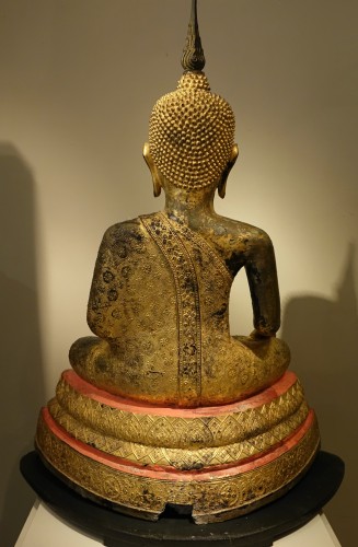  - Bronze statue of Buddha, Thailand, Rattanakosin, early 19th c.