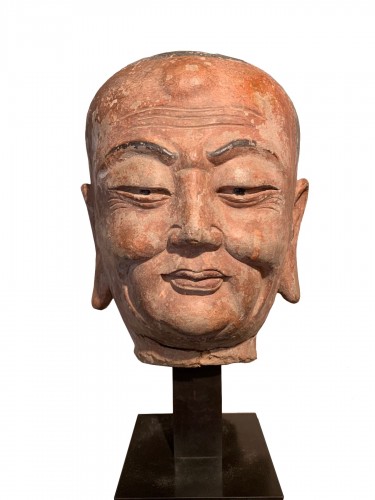 Terracotta head, China Ming dynasty (1368-1644)