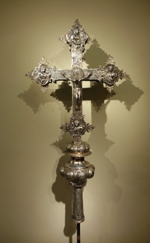 Croix de procession en argent, Venise début du XVIe siècle
