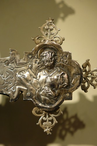 Croix de procession en argent, Venise début du XVIe siècle - La Crédence