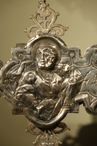 A processional cross in silver, Venice, early 16th century - Renaissance