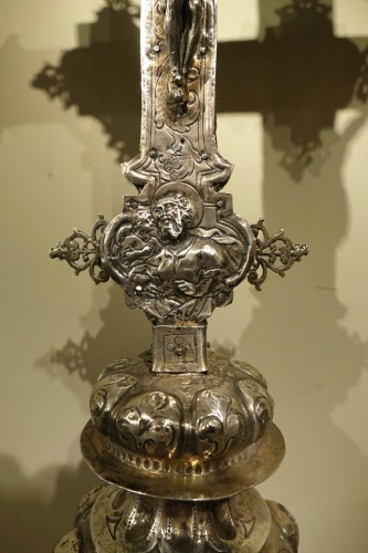Renaissance - A processional cross in silver, Venice, early 16th century