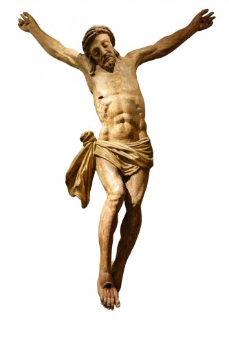 Très grand Christ en croix, Italie du nord 16e siècle