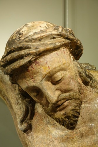 XVIe siècle et avant - Très grand Christ en croix, Italie du nord 16e siècle