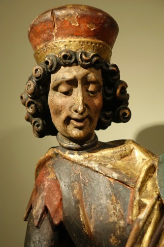 Saint George slaying the dragon, Swabia or southern Germany 16th century - Religious Antiques Style Renaissance