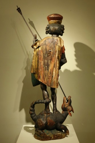 Saint George slaying the dragon, Swabia or southern Germany 16th century - Renaissance