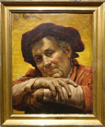 Portrait of an actor - Jules GARNIER (1847-1889)