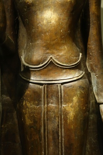 Grand Bouddha en bronze, Thaïlande ou Laos 19e siècle - La Crédence