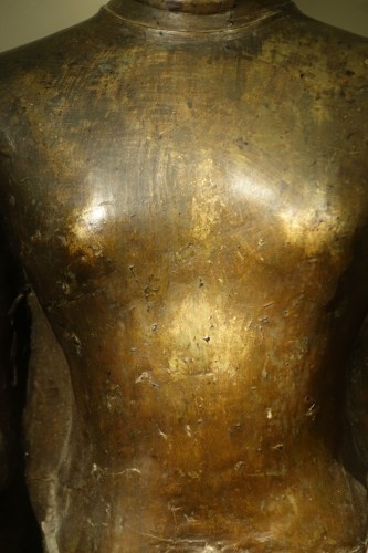 Large Bronze Buddha, Thailand or Laos, 19th c. - 