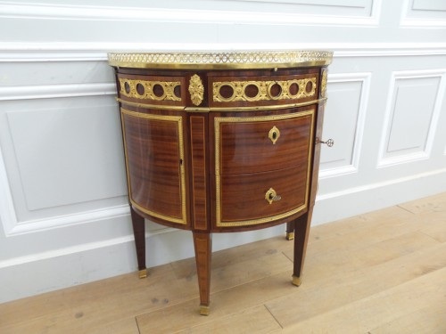 18th century - Half moon Commode stamped R Lacroix