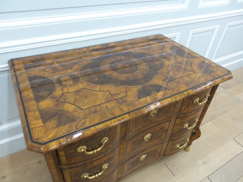 Antiquités - Commode Mazarine d'époque Louis XIV