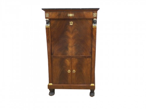 Empire secretaire stamped Molitor