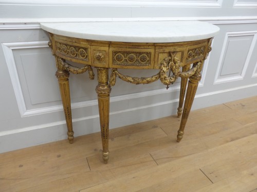 Antiquités - A Louis XVI Half-moon console