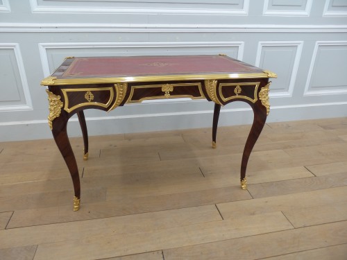 Bureau en placage de palissandre signé Sormani - Mobilier Style 