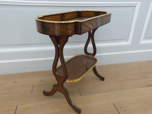 XIXe siècle - Table tricoteuse fin 19e