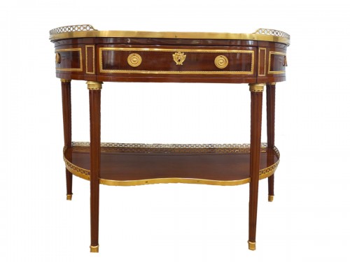 Console Louis XVI en acajou