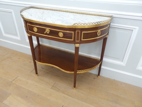 Console Louis XVI en acajou - Mobilier Style Louis XVI