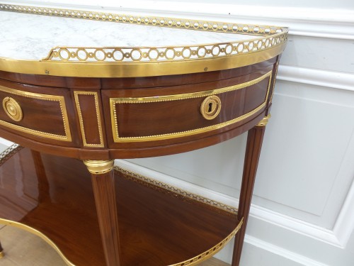 Console Louis XVI en acajou - Louis XVI